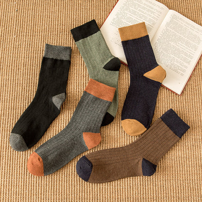 【Compre 5 y obtenga 5 gratis】 Calcetines desodorantes cálidos absorbentes del sudor para hombre