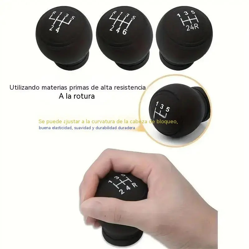 5 piezas 26€✨ Dale un nuevo estilo a tu coche con esta funda de silicona para la palanca de cambios 🚘