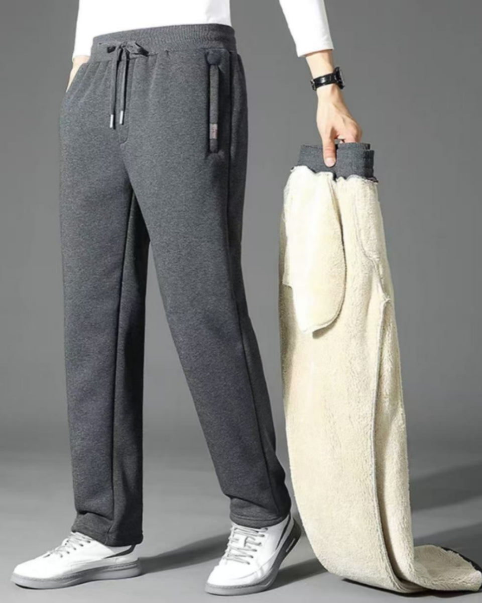 👖【Časovo obmedzená zľava】🔥【M-5XL】2025 Zimné pánske zimné jahňacie vlna zahustená ležérne teplé tepláky✅【40-100kg】