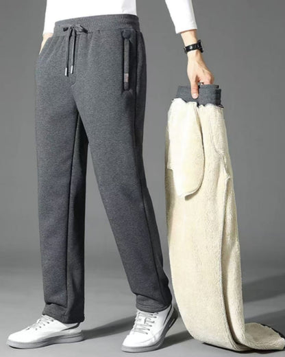 👖【Časovo obmedzená zľava】🔥【M-5XL】2025 Zimné pánske zimné jahňacie vlna zahustená ležérne teplé tepláky✅【40-100kg】