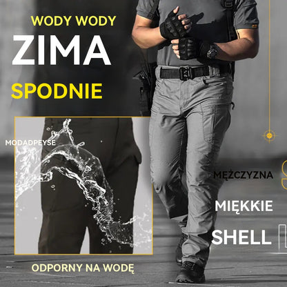 🔥【S–4XL】Pánské outdoorové zesílené podzimní a zimní kalhoty, taktické kalhoty - teplé, s fleecovou podšívkou, nepromokavé a větruodolné