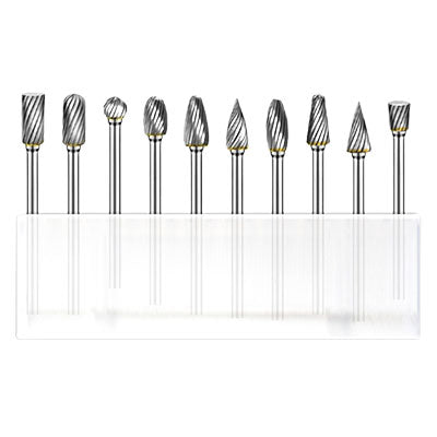 ⚙🔩【10 bucăți】Set de freze rotative din carbură de oțel de tungsten premium x