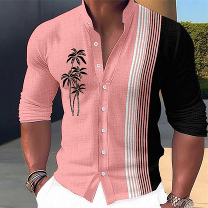 💥🔥【S-6XL】🎯Camisa informal de hombre para vacaciones en la playa: elegante, cómoda y versátil.