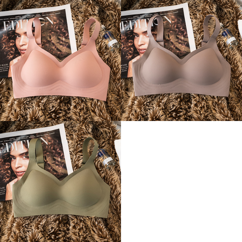 😍【3 dijela】Ženski jednodijelni grudnjak bez žice ❤️【40-85 kg】