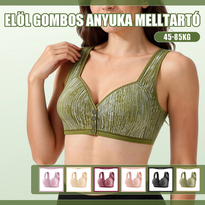 😍【Vremenski ograničena ponuda】👙【3 komada】【45-85 kg】Ženski grudnjak bez žice s prednjim kopčanjem