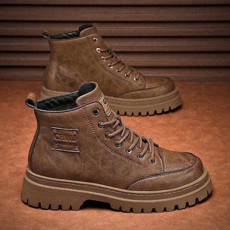 💪【39-44】Jesenske i zimske retro visoke muške cipele, retro britanski stil