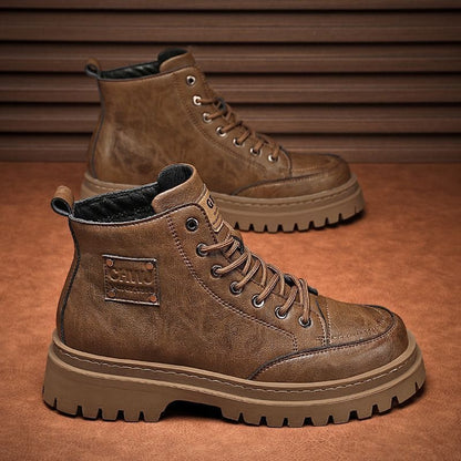 💪【39-44】Jesenske i zimske retro visoke muške cipele, retro britanski stil
