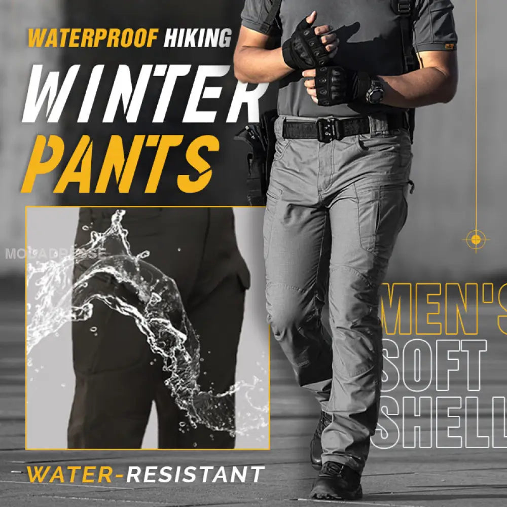 ⌛ POSLEDNÍ DEN VÝPRODEJE – SLEVA 50 % 🔥【S-4XL】 Pánské vojenské taktické kalhoty s větruodolným a termoizolačním designem