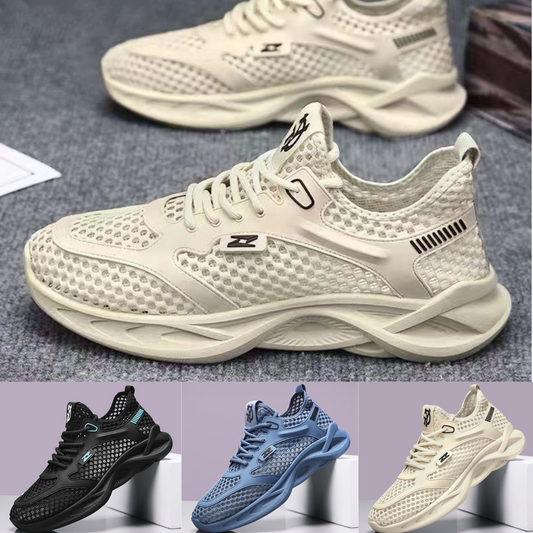 【45%OFF】🎉【39-44】Pantofi sport cu talpă moale, respirabili, din plasă, pentru bărbați, vară 2025