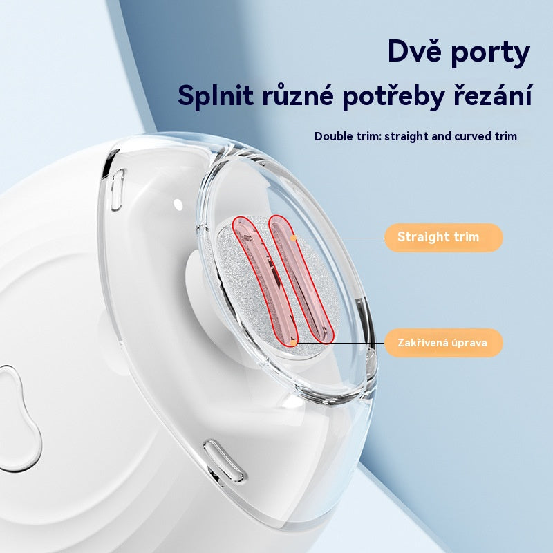 💅 Kupte 1 kus a získejte 1 zdarma ✨ Automatický pilník na nehty (2 kus) pro bezpečnou a šetrnou péči o nehty 👶🔧