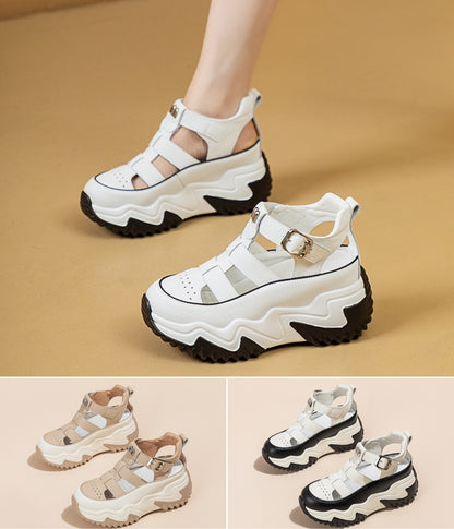 🔥【35-40】✨2025 nowe damskie modne, swobodne, miękkie, grube sandały