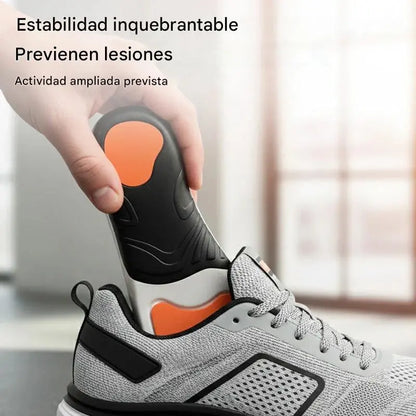 ⚡【¡Compra 2 pares y llévate 2 gratis】👟 Plantillas deportivas amortiguadoras con soporte para el arco: comodidad durante todo el día, protegiendo eficazmente tus pies de los impactos 🏃‍♂️