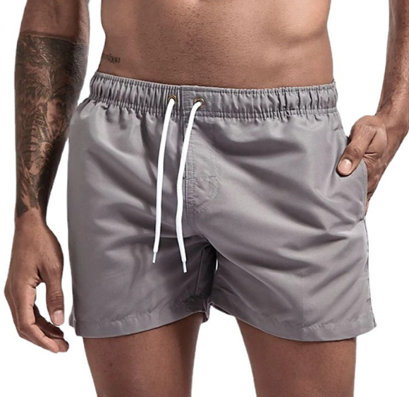 🏄‍♂️🏖️【S-4XL】😍 Pánske rýchloschnúce plážové šortky pre väčšie veľkosti, voľné a priedušné športové šortky so sťahovacou šnúrkou
