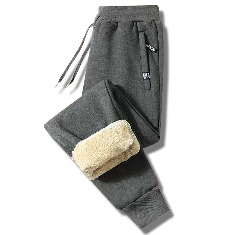 👖【Časovo obmedzená zľava】🔥【M-5XL】2025 Zimné pánske zimné jahňacie vlna zahustená ležérne teplé tepláky✅【40-100kg】