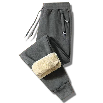 👖【Vremenski ograničen popust】🔥【M-5XL】Zimske muške zimske ležerne hlače od janjeće vune✅【40-100 kg】