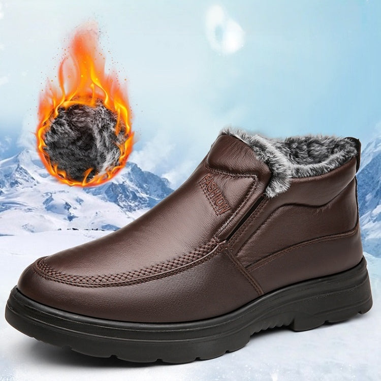 ❄️🥾【38-48】Nowe męskie zimowe śniegowce z grubym polarem zapewniającym ciepło