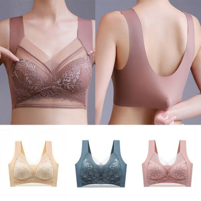 👙✨【Set od 4 dijela】Udoban ženski grudnjak bez šavova izrađen od elegantne čipke