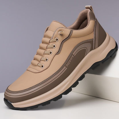 👞 [39-45]Športni čevlji iz usnja, odpornega na vodo in umazanijo, z mehkimi podplati za maksimalno udobje