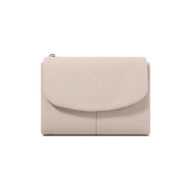 👝Cartera unisex RFID Pebble de piel auténtica