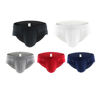【Juego de 5 piezas 】【M-4XL】Calzoncillos cómodos de algodón puro para hombre, tallas grandes---40-100kg