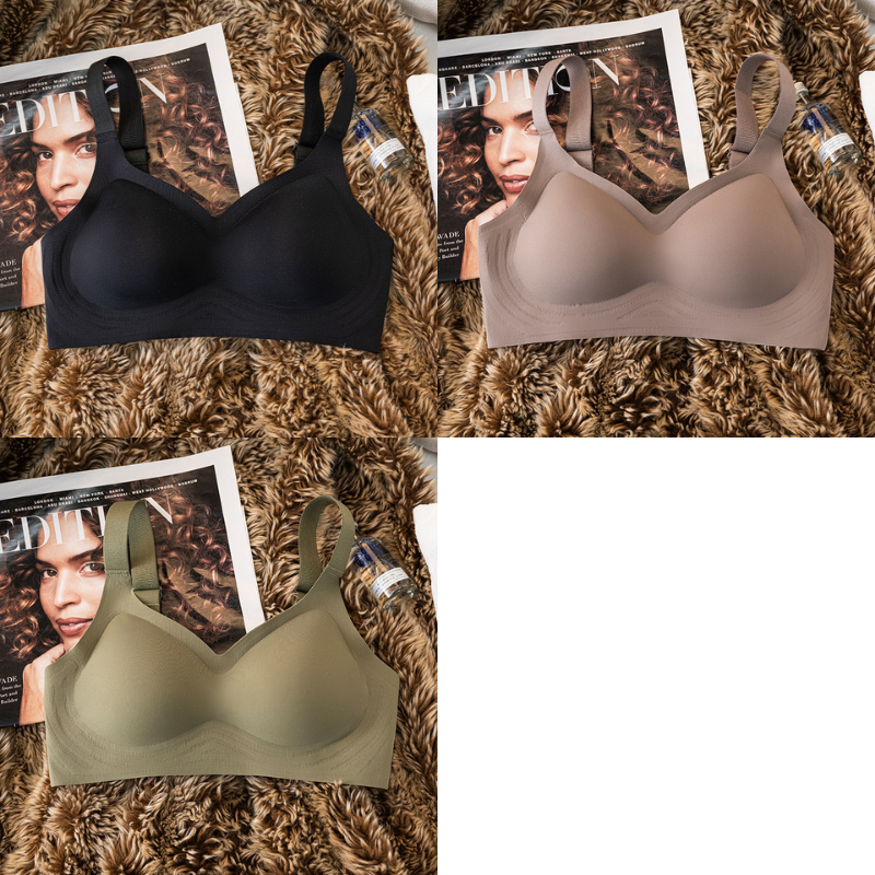 😍【3 dijela】Ženski jednodijelni grudnjak bez žice ❤️【40-85 kg】