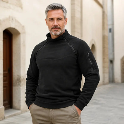 🔥📢【S-4XL】Nueva chaqueta de capa base con forro polar para hombre (colección 2026) – Cálida y moderna, diseño básico pero elegante