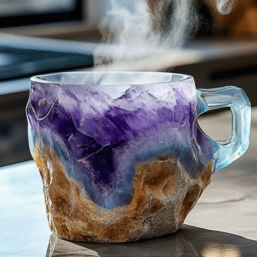 🥰【Reducere limitată în timp】☕ceașcă de cafea cristal mineral