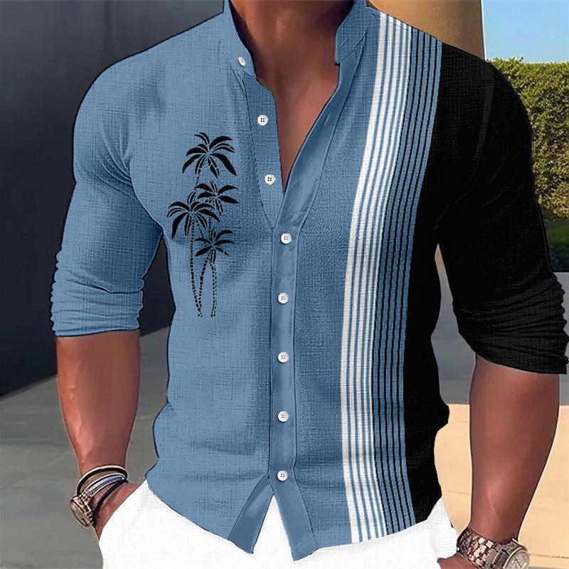 💥🔥【S-6XL】🎯Camisa informal de hombre para vacaciones en la playa: elegante, cómoda y versátil.