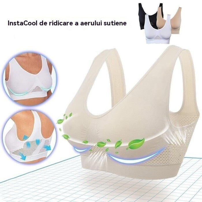 🥰【Σετ 3 τεμαχίων】Αεριζόμενο και κομψό αθλητικό σουτιέν που αναπνέει ❤️【40-120KG】.