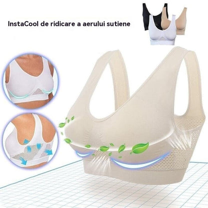 🥰【3 sztuki】Oddychający i chłodny biustonosz w dużym rozmiarze ✨❤️【40-120KG】