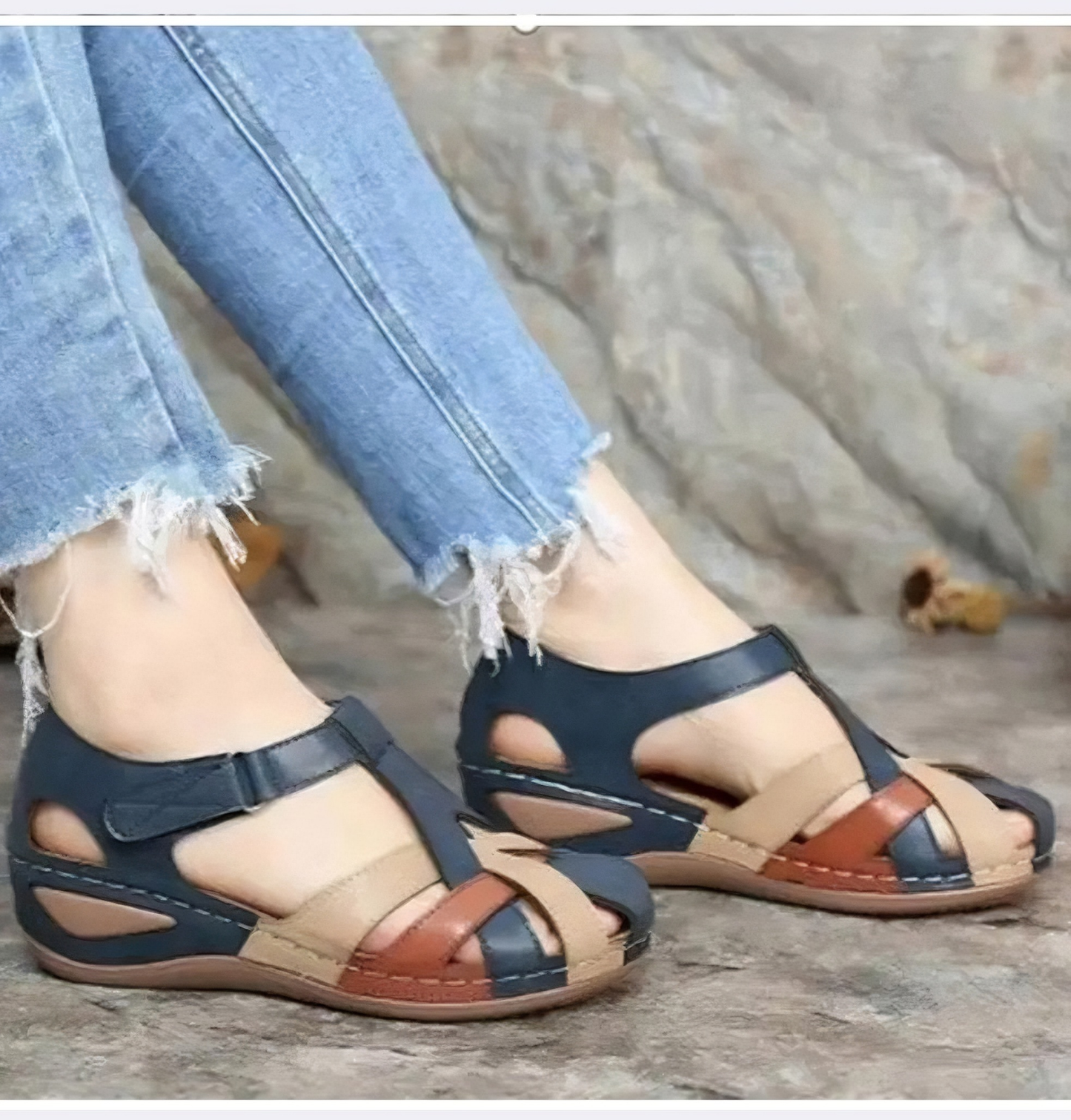 【35–43】Sandalias romanas cómodas para mujer, hechas de piel suave – Precio rebajado Oferta limitada