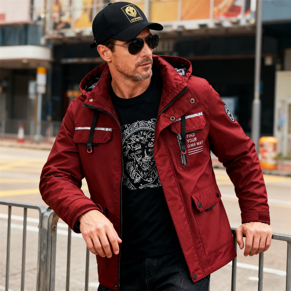 🔥【M~4XL】2025 Nova moška vodoodporna, vetrovno odporna jakna za plezanje na prostem