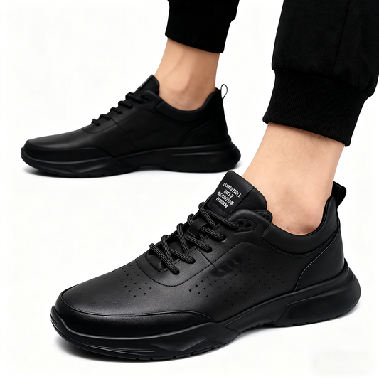 🏆【39-44】Nowe wygodne, oddychające, skórzane, miękkie podeszwy, codzienne buty sportowe, buty do biegania na świeżym powietrzu