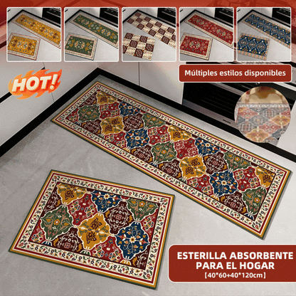 💧Alfombrilla súper absorbente｜40×60+40×120cm, antideslizante y de secado rápido para el hogar