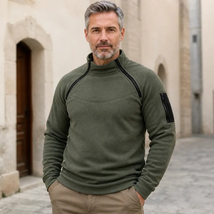 🔥📢【S-4XL】Nueva chaqueta de capa base con forro polar para hombre (colección 2026) – Cálida y moderna, diseño básico pero elegante