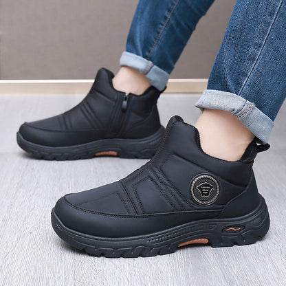 🏆【39-44】🔥Męskie nowe, zimowe, ciepłe, wsuwane buty śnieżne z podszewką z polaru