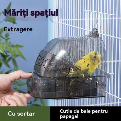 🔥【Niezbędny element dla rodzin hodujących ptaki,】🐦Baie pentru pasari, accesorii custi pentru pasari-pasuje do większości klatek dla ptaków