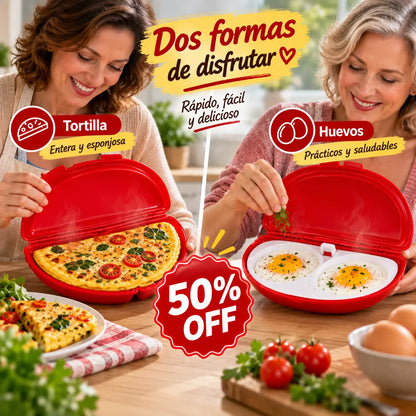 🥳Gran oferta 2026🥳💞Cocedor de huevos y tortillas 2 en 1