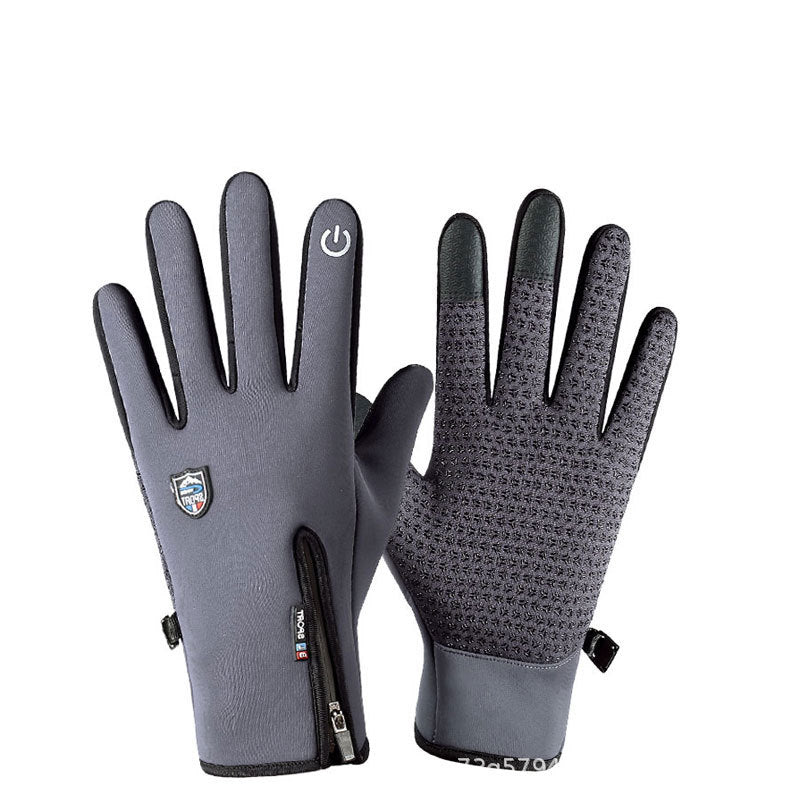 🔥🔥❄️⛷️Otoño e invierno al aire libre ciclismo escalada guantes de esquí cálidos guantes de lana impermeables a prueba de viento🧤