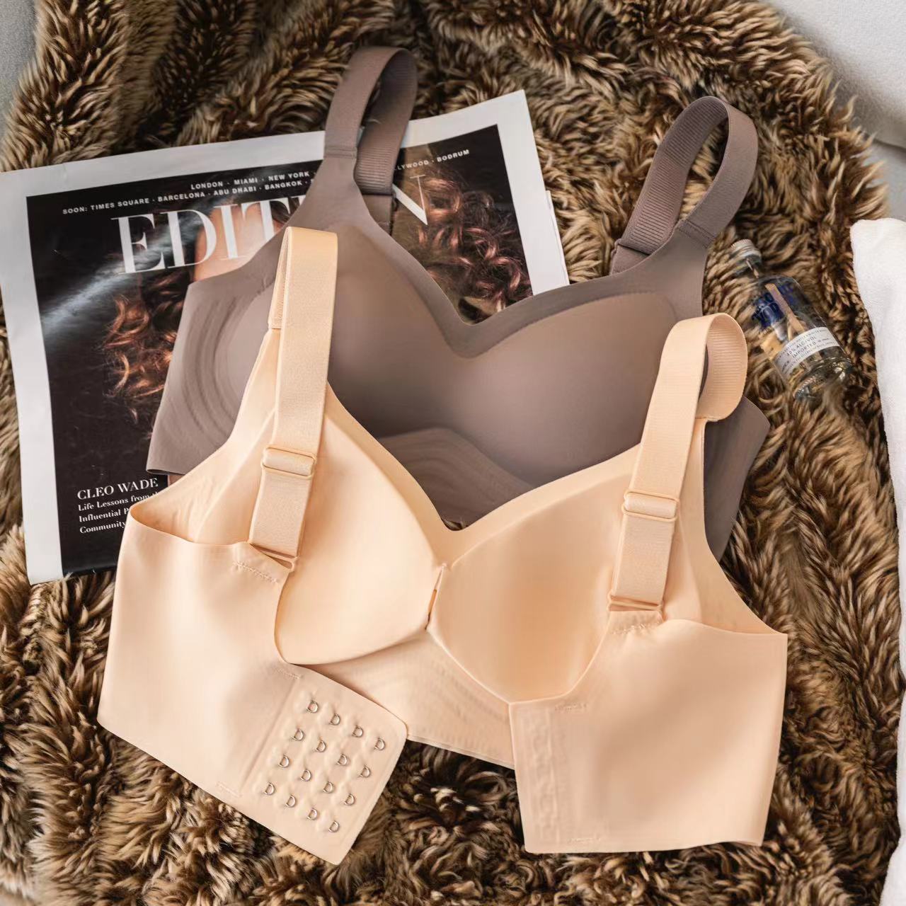 😍【3 dijela】Ženski jednodijelni grudnjak bez žice ❤️【40-85 kg】