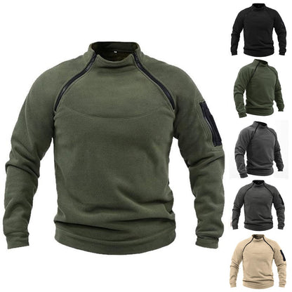 🎉✨【S-4XL】2025 nowa moda męska zimowa ciepła polarowa kurtka bazowa, bluza