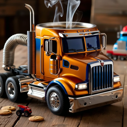 🚛【Zniżka ograniczona czasowo】Ręcznie robiony kubek do kawy w kształcie ciężarówki
