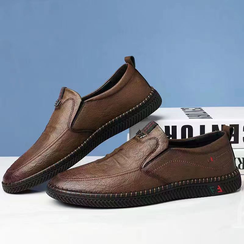 [38-44]👞Miękkie skórzane buty dla starszych mężczyzn｜Oddychające i wygodne｜Chodzenie bez zmęczenia