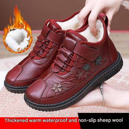 ⛄❄️【Tallas 35–42】Botas de invierno (modelo 2026): antideslizantes, con suela blanda, forro polar y grueso acolchado de algodón; adecuadas para personas de mediana y avanzada edad.