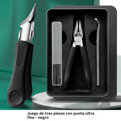 🔥【Kupte 1 a dostanete 1 zdarma】🔥 Nůžky na nehty s protiskluzovou úpravou a 25° zkoseným okrajem (sada 3 kusů)