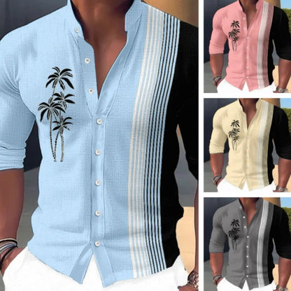 💥🔥【S-6XL】🎯Camisa informal de hombre para vacaciones en la playa: elegante, cómoda y versátil.