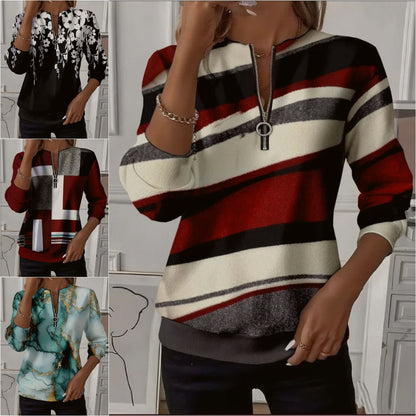 🔥【S-3XL】2026 Mikina s dlouhým rukávem a raglánovým potiskem