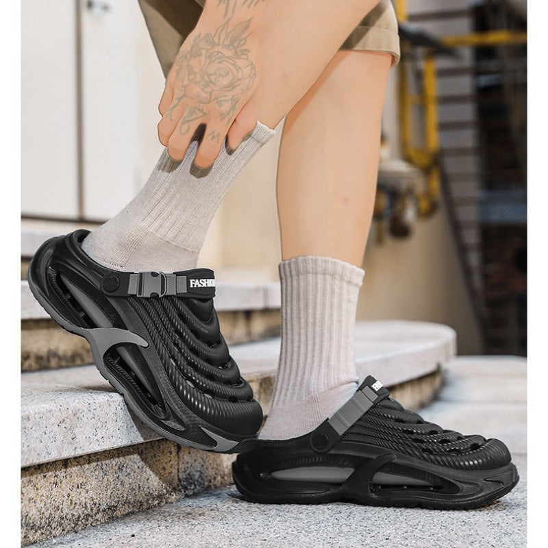 👟50% POPUSTA🌬️Muške 2-u-1 sandale za opću namjenu - debeli EVA potplat, neklizajuće i izuzetno lagane, prozračne🏃‍♂️