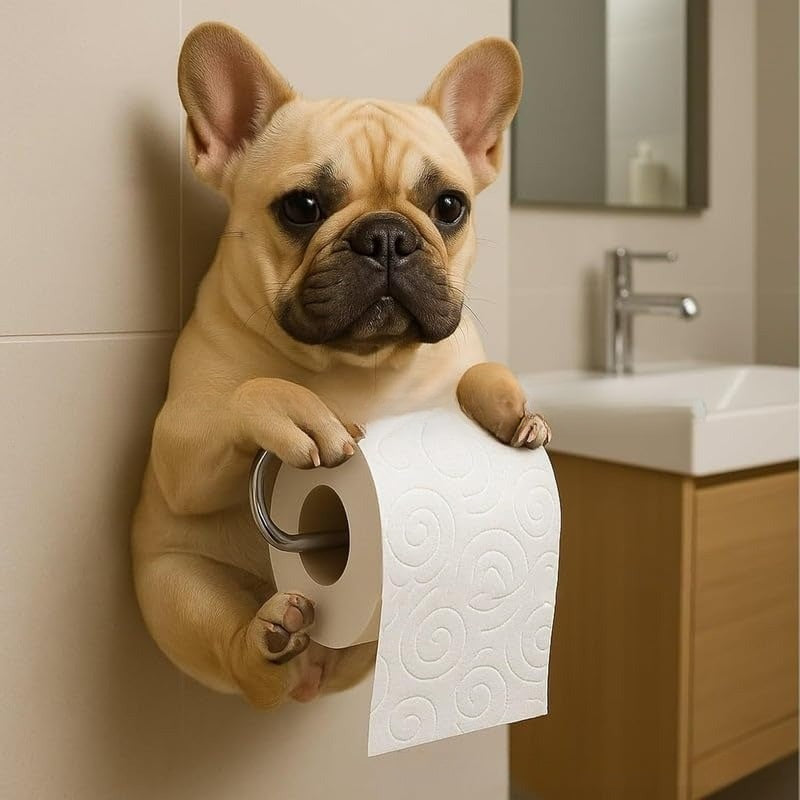 🐕Suport hârtie igienică cu tematică drăguță de cățeluș
