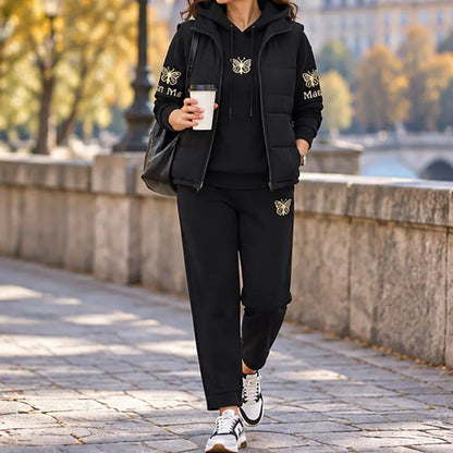 Novi trodijelni casual set iz 2026. (prsluk + top + hlače)